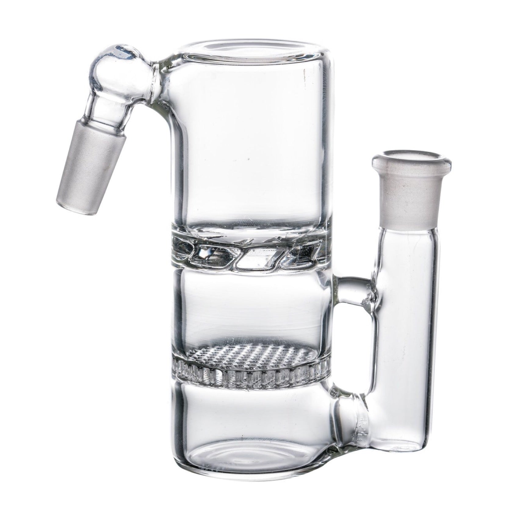 Honeycomb Perc to Turbine Perc Barrel Ashcatcher by Mission Dispensary | Mission Dispensary