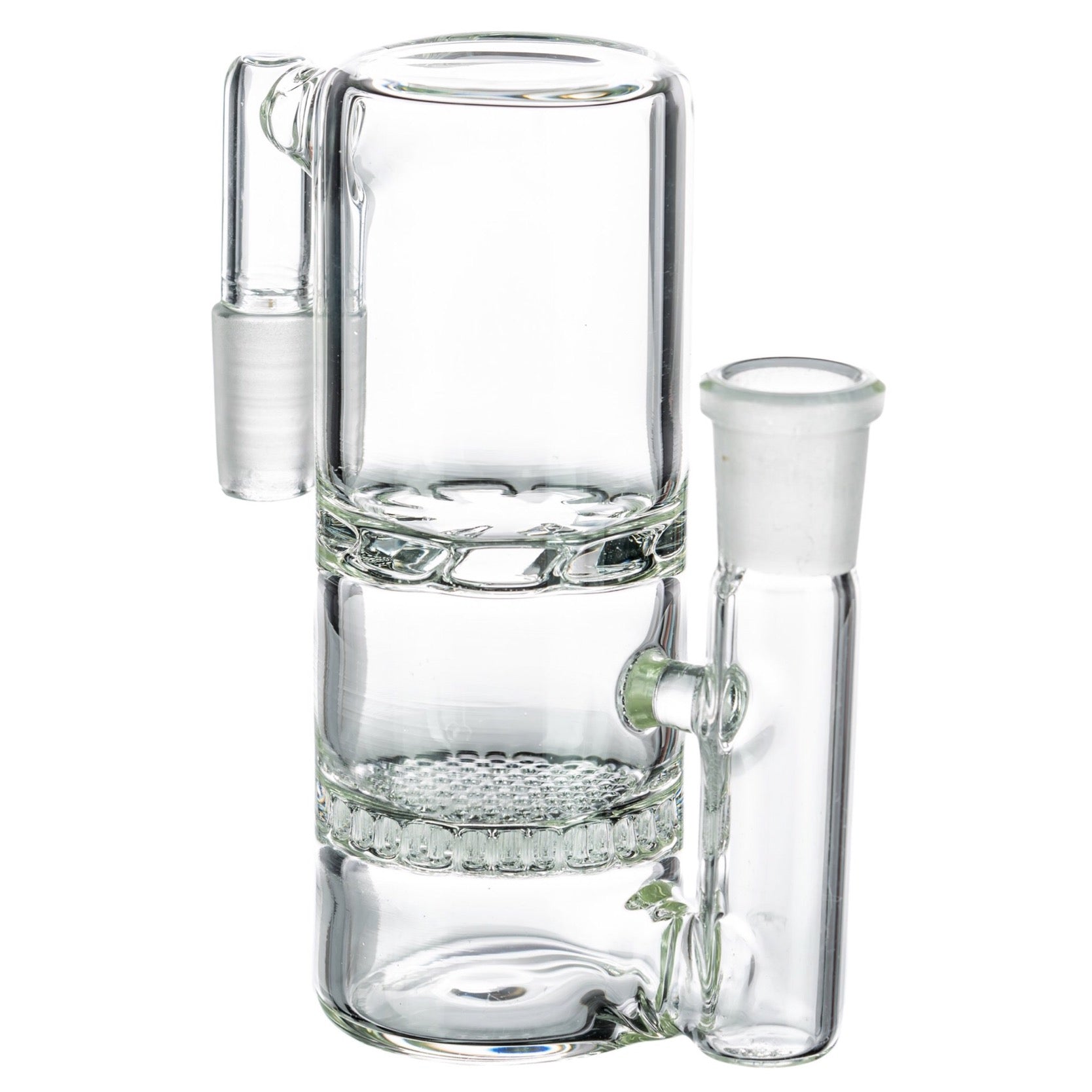Honeycomb Perc to Turbine Perc Barrel Ashcatcher by Mission Dispensary | Mission Dispensary