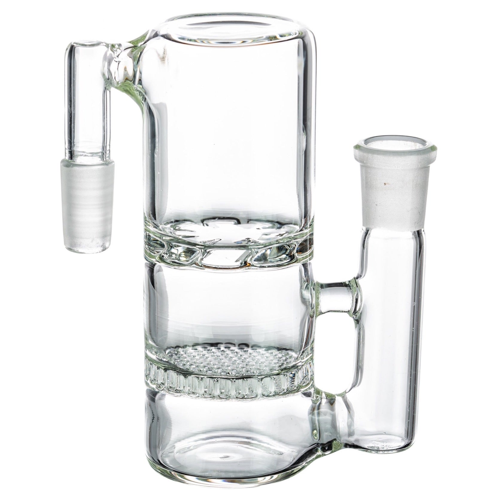 Honeycomb Perc to Turbine Perc Barrel Ashcatcher by Mission Dispensary | Mission Dispensary