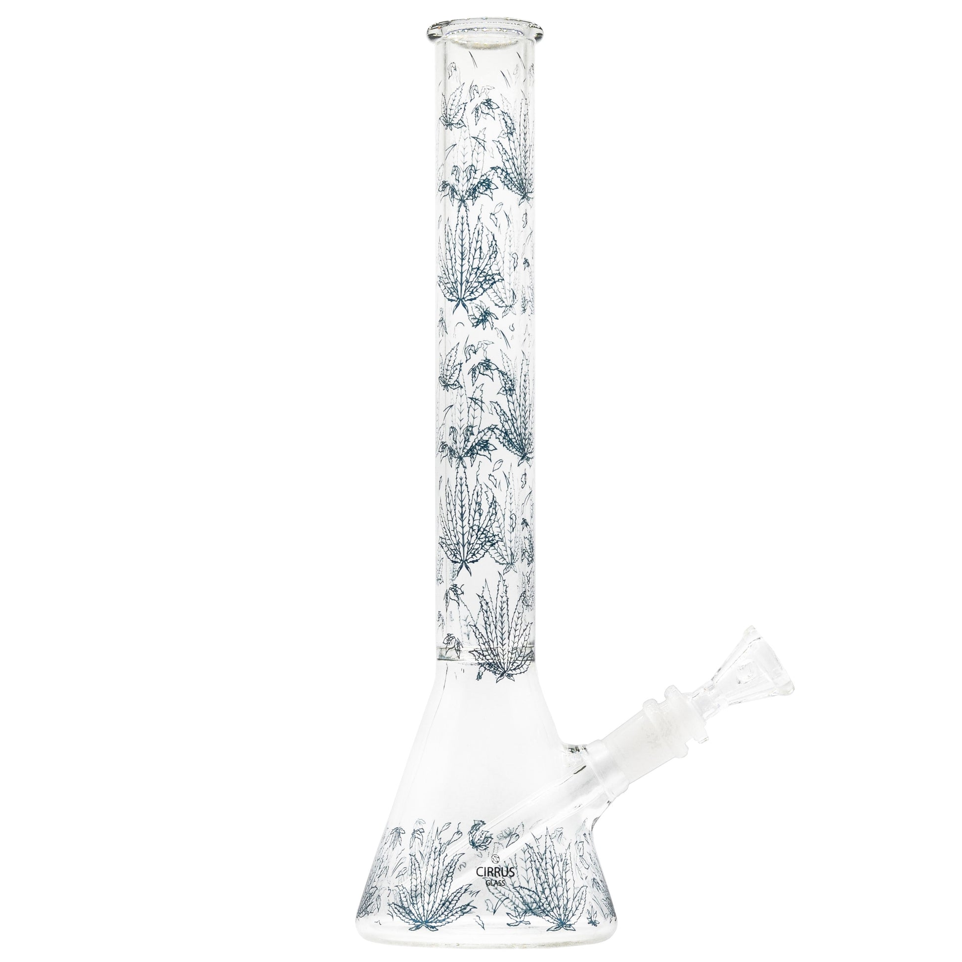 Cirrus Glass 13.5” Beaker Bong - Multiple Designs! by Cirrus Glass | Mission Dispensary