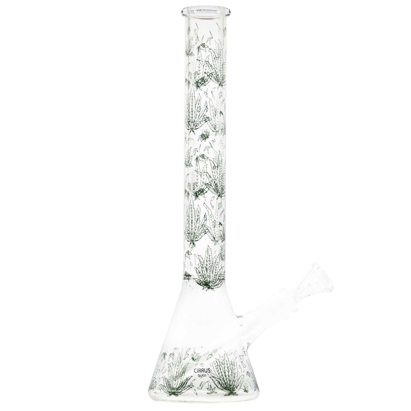 Cirrus Glass 13.5” Beaker Bong - Multiple Designs! by Cirrus Glass | Mission Dispensary