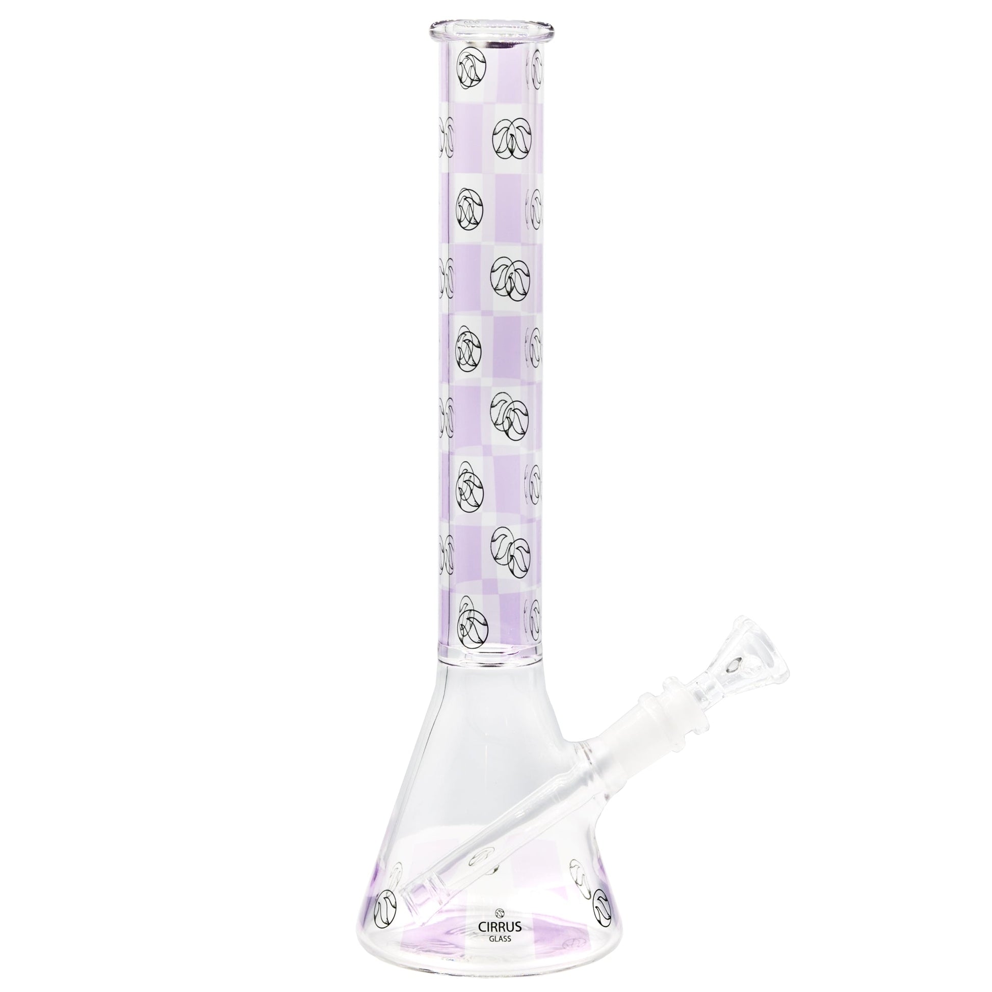 Cirrus Glass 13.5” Beaker Bong - Multiple Designs! by Cirrus Glass | Mission Dispensary