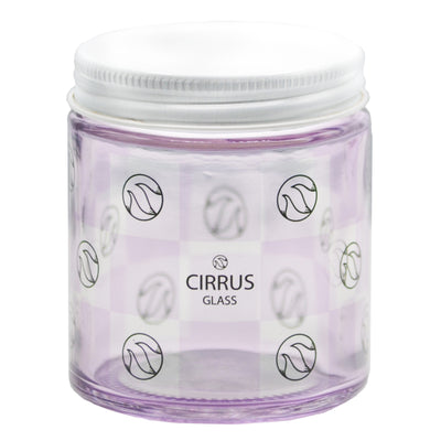 Cirrus Glass Lavender Stash Jar