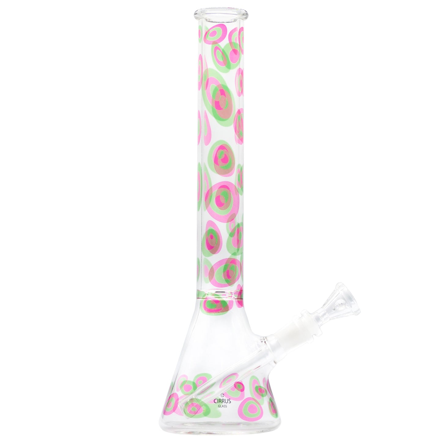 Cirrus Glass 13.5” Beaker Bong - Multiple Designs! by Cirrus Glass | Mission Dispensary