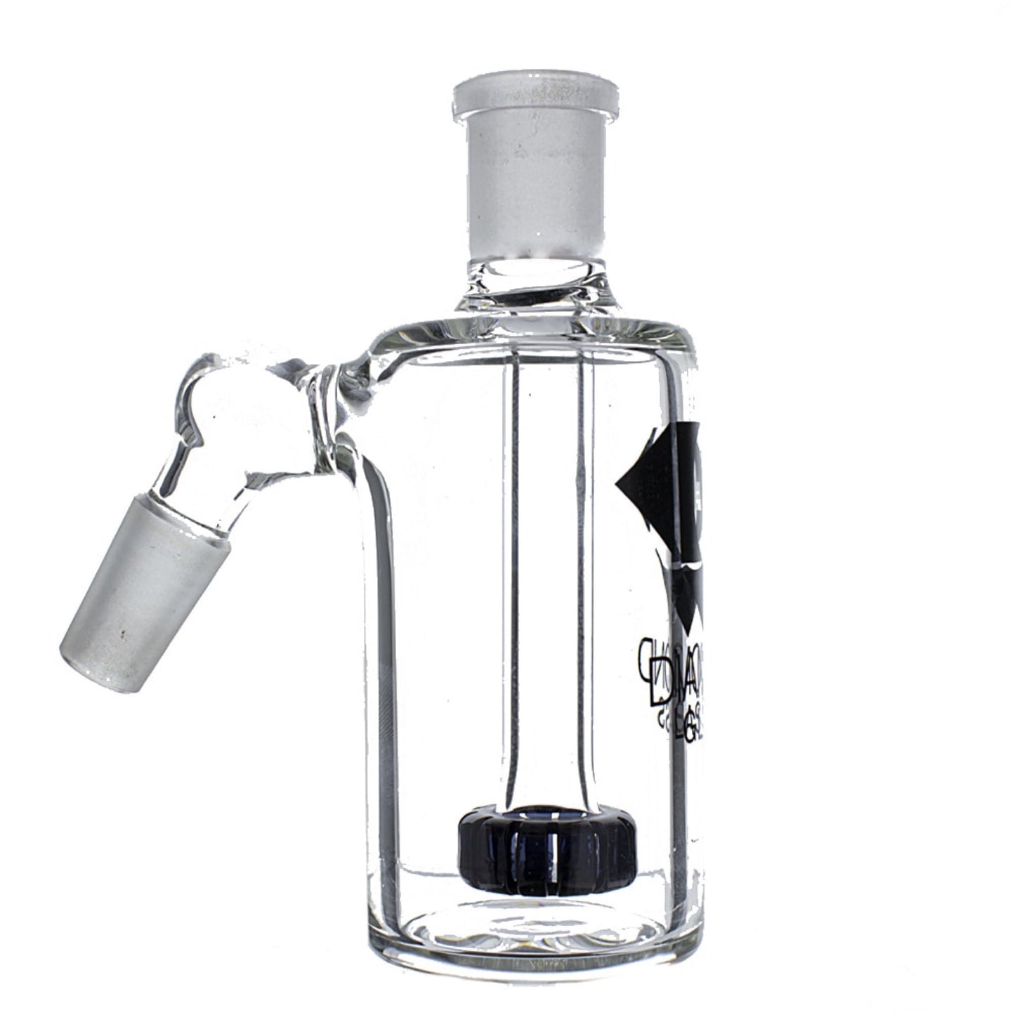 Diamond Jewel Ash Catcher (14mm, 45° Angle) by Diamond Glass | Mission Dispensary