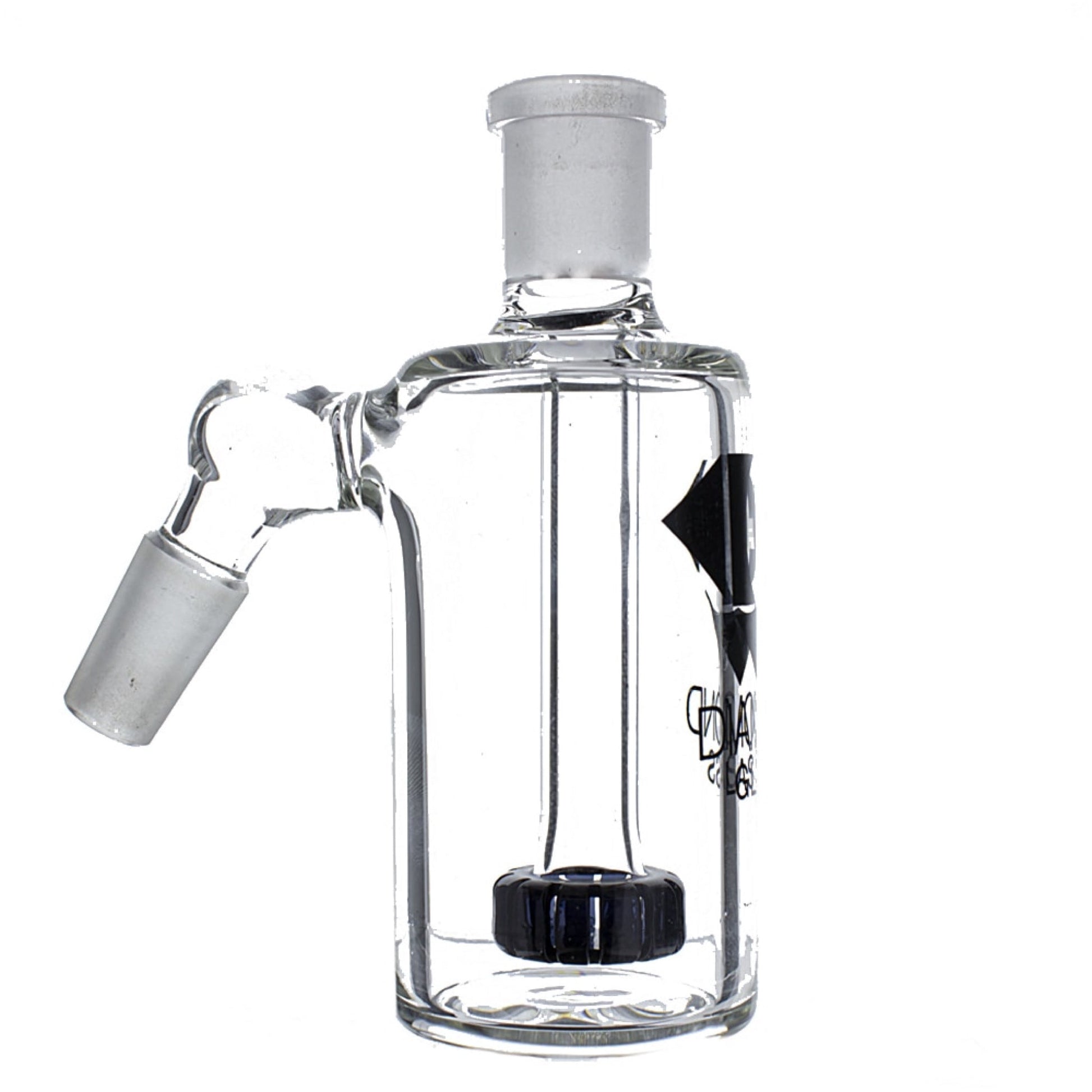 Diamond Jewel Ash Catcher (14mm, 45° Angle) by Diamond Glass | Mission Dispensary