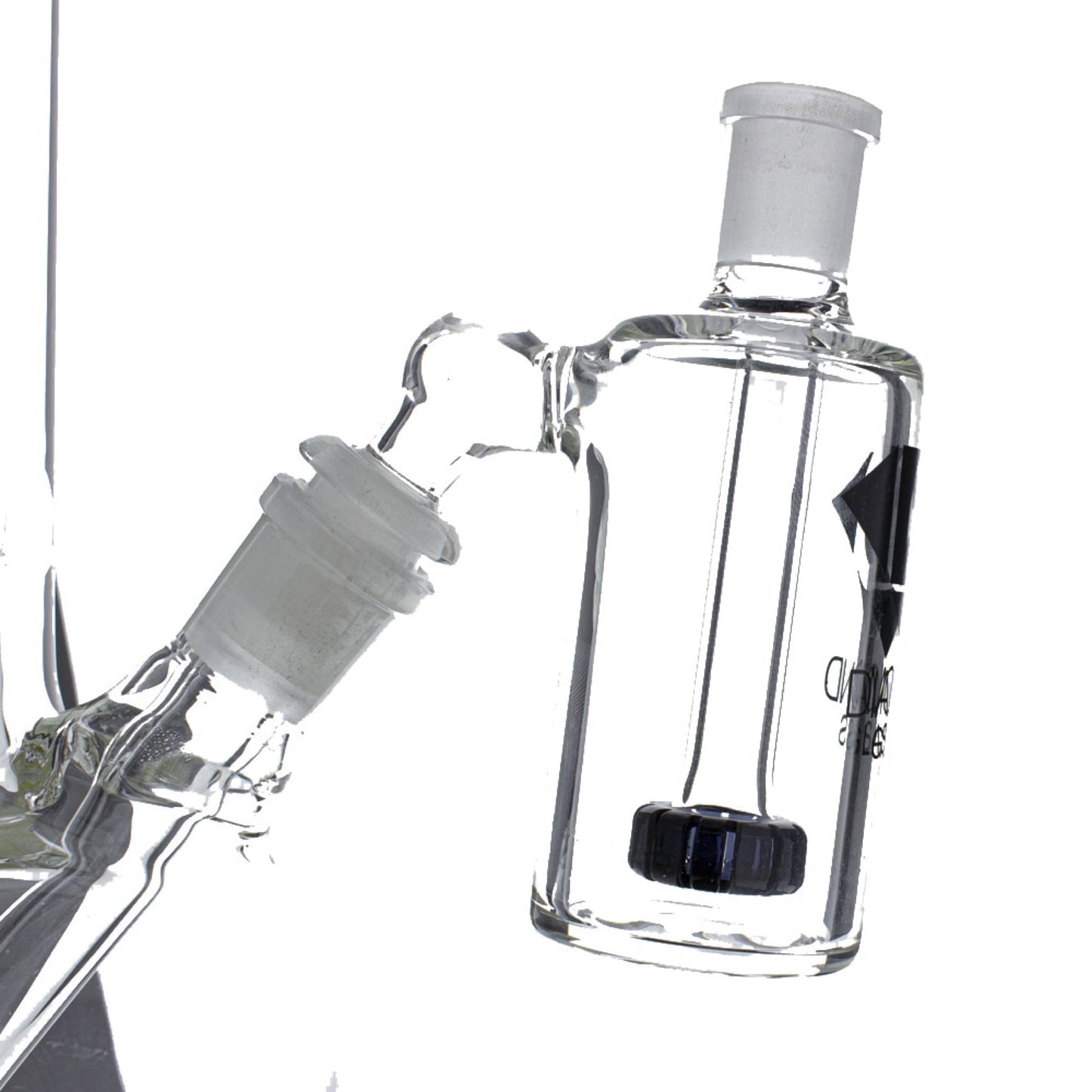 Diamond Jewel Ash Catcher (14mm, 45° Angle) by Diamond Glass | Mission Dispensary