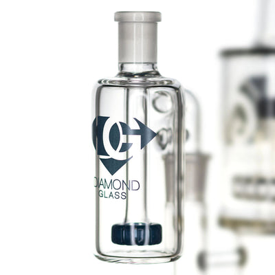 Diamond Jewel Ash Catcher (14mm, 90° Angle) by Diamond Glass | Mission Dispensary