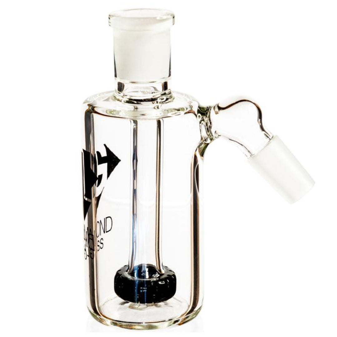 Diamond Jewel Ash Catcher (14mm, 45° Angle) by Diamond Glass | Mission Dispensary