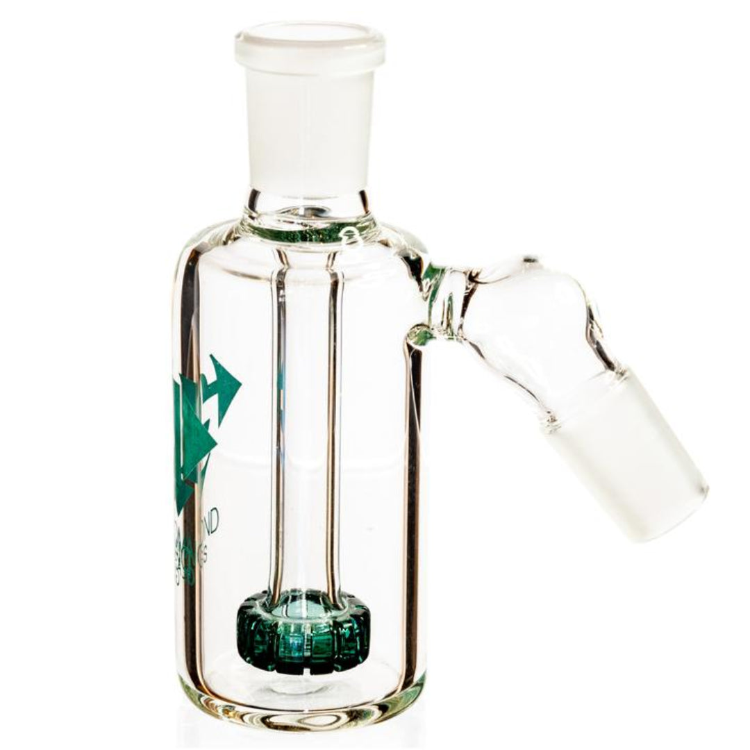 Diamond Jewel Ash Catcher (14mm, 45° Angle) by Diamond Glass | Mission Dispensary