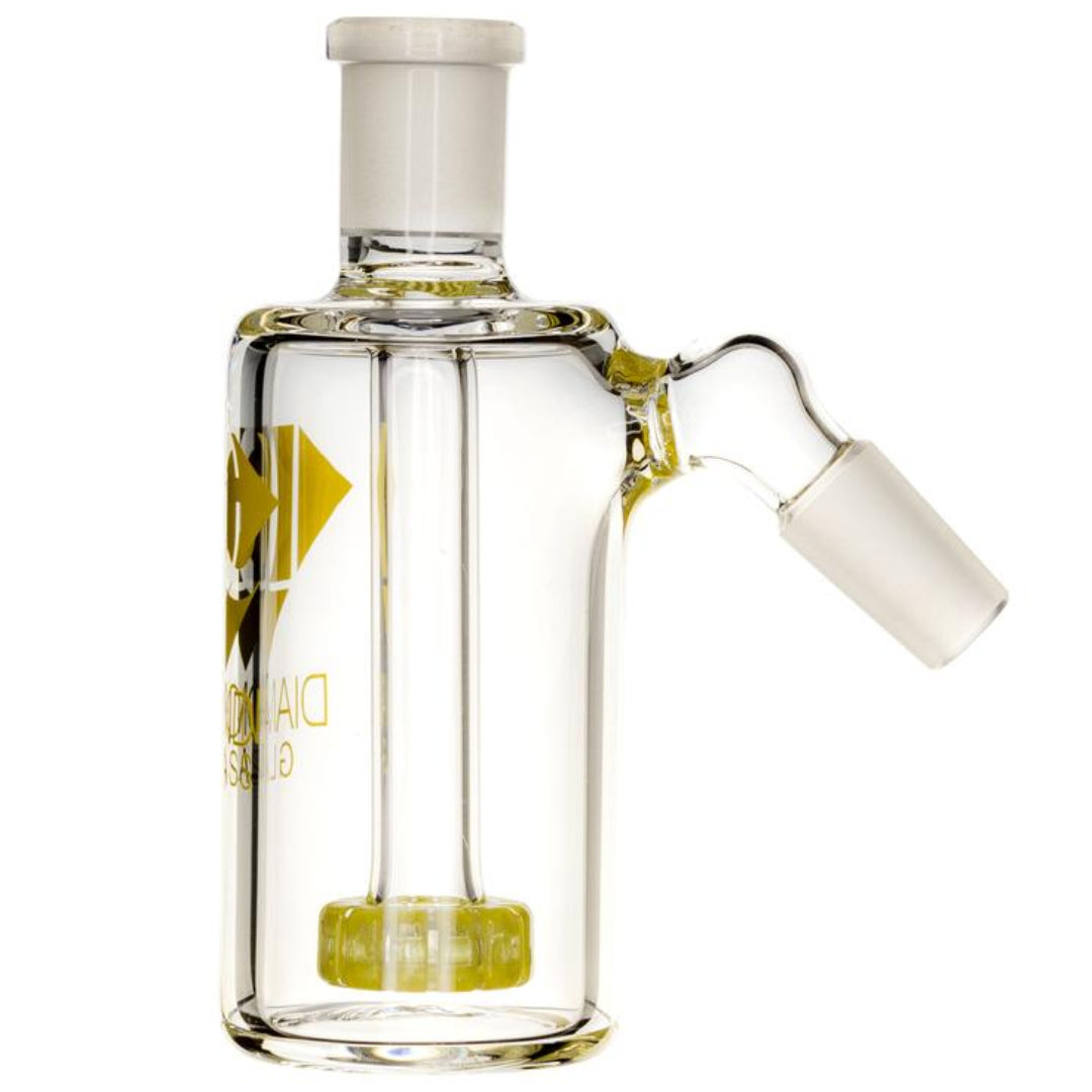 Diamond Jewel Ash Catcher (14mm, 45° Angle) by Diamond Glass | Mission Dispensary
