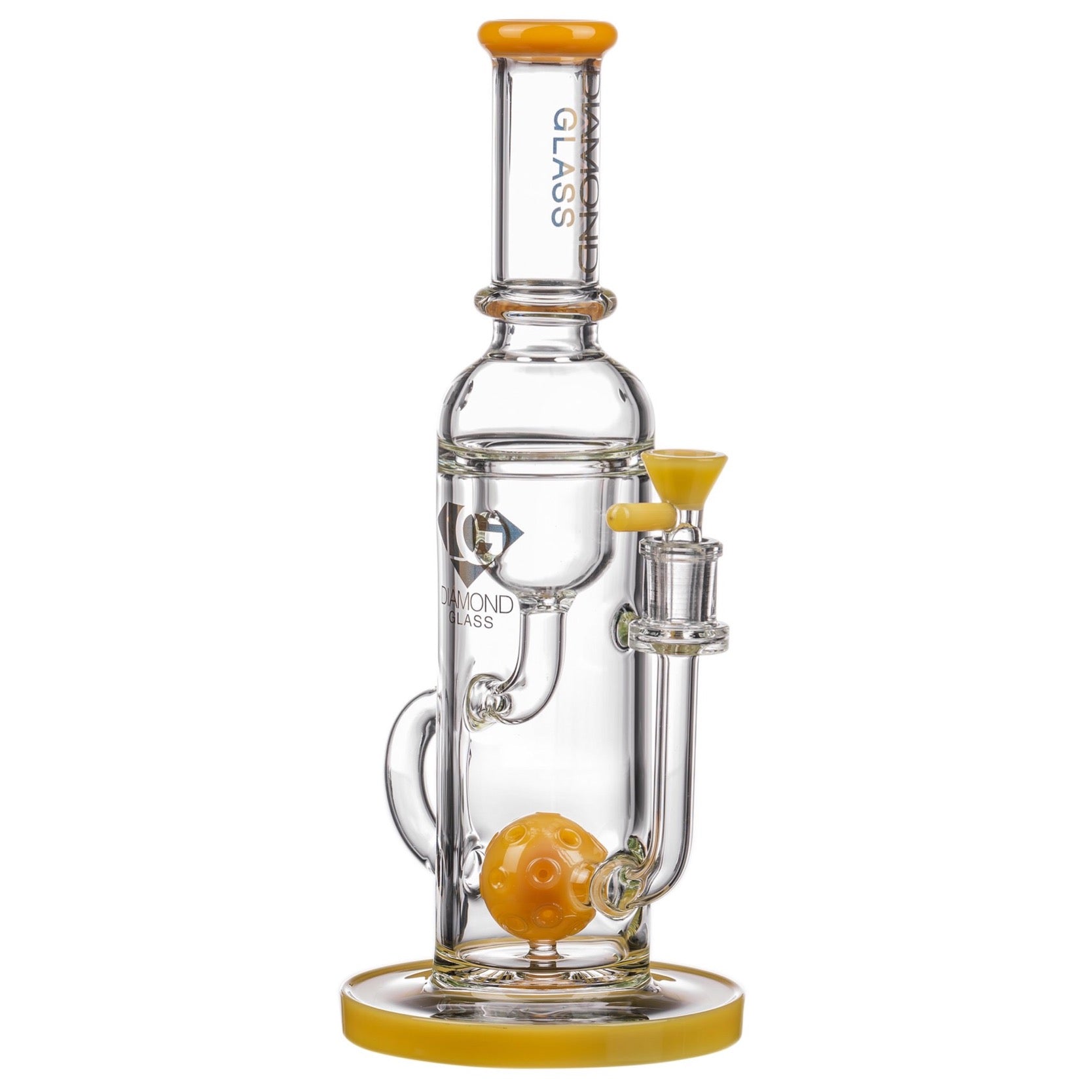 Diamond Glass 12” Ball Perc Incycler Bong 🌿🍯 