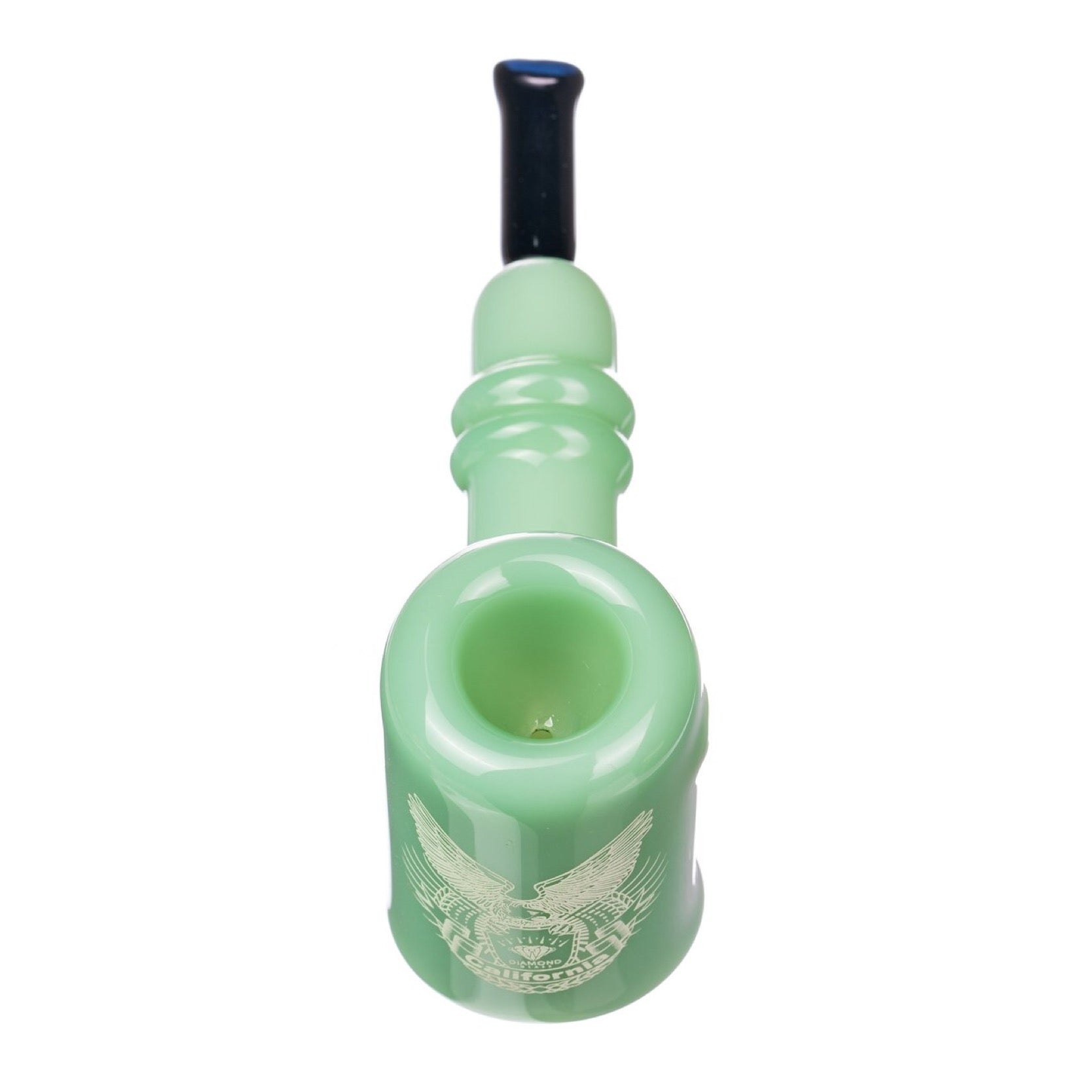 Diamond Glass Classic Sherlock Hand Pipe by Diamond Glass | Mission Dispensary