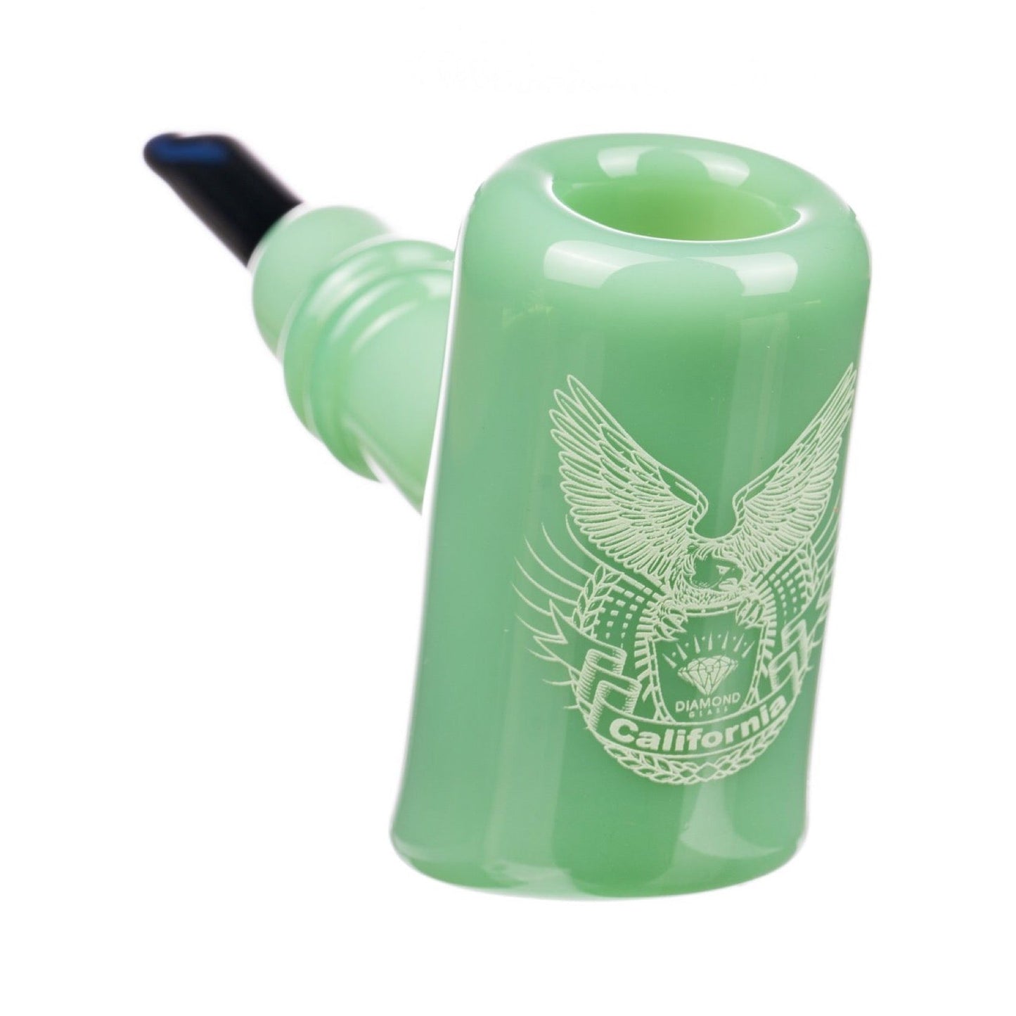 Diamond Glass Classic Sherlock Hand Pipe by Diamond Glass | Mission Dispensary