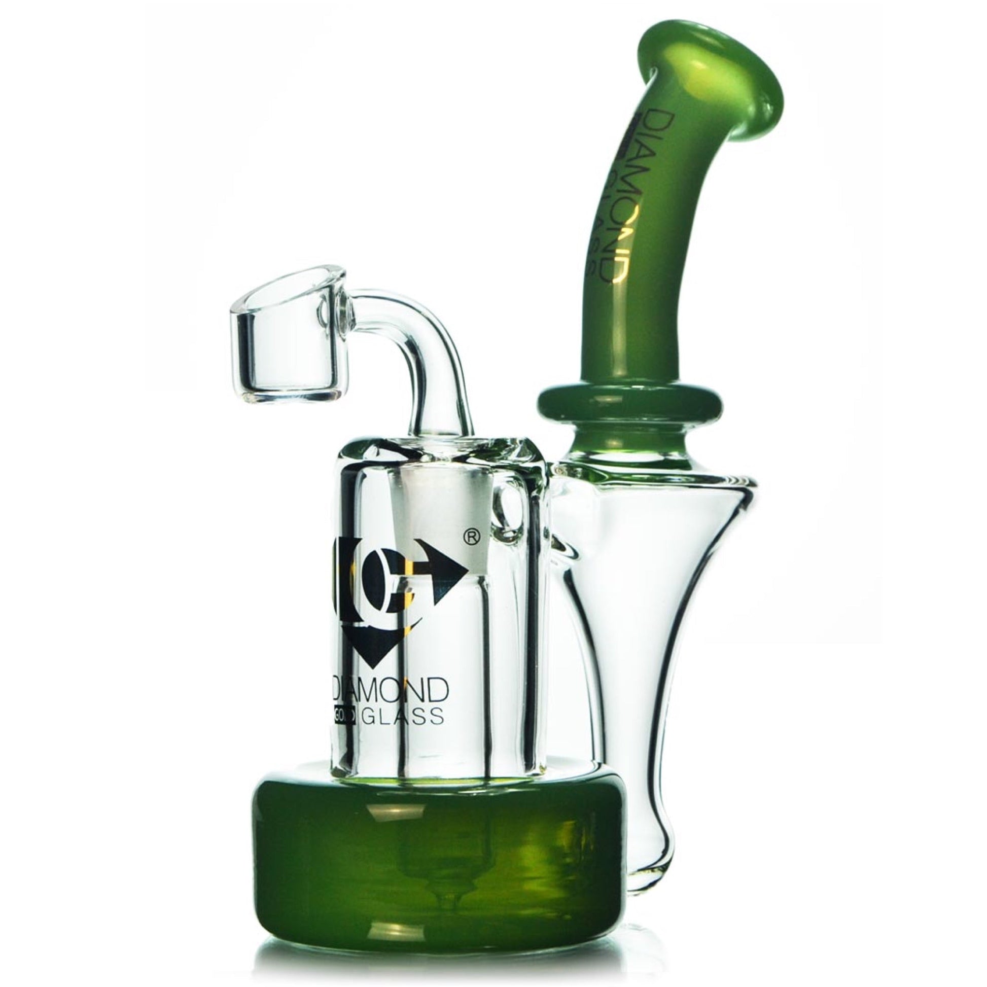 Diamond Glass Hovership Dab Rig by Diamond Glass | Mission Dispensary