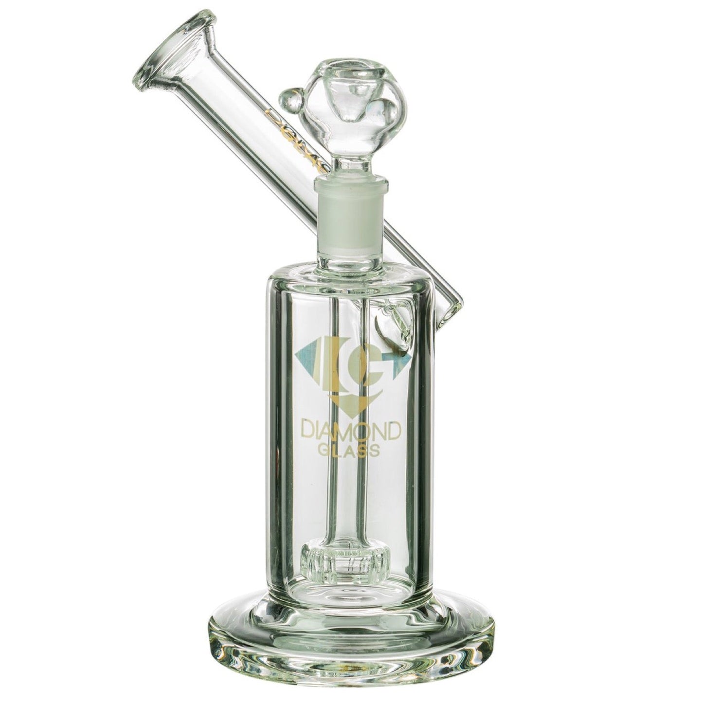 Diamond Glass Showerhead Perc Sidecar Bubbler 