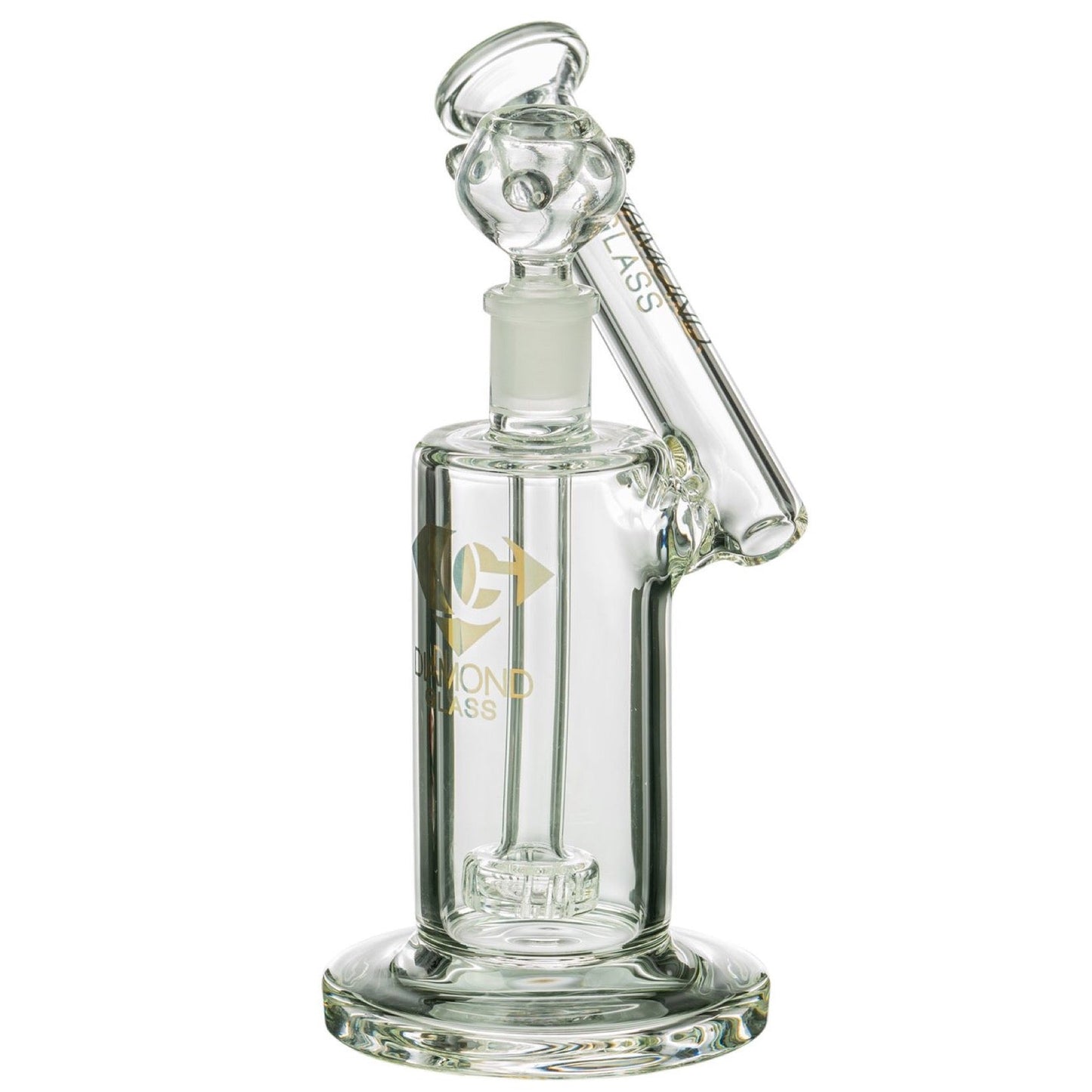 Diamond Glass Showerhead Perc Sidecar Bubbler 