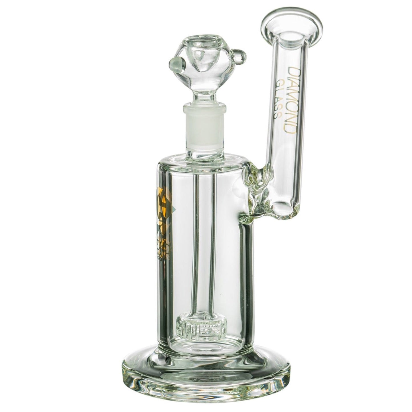 Diamond Glass Showerhead Perc Sidecar Bubbler 