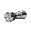 Domeless Dish Style Titanium Nail - Fits 14mm & 18mm Male Joints by Mission Dispensary | Mission Dispensary