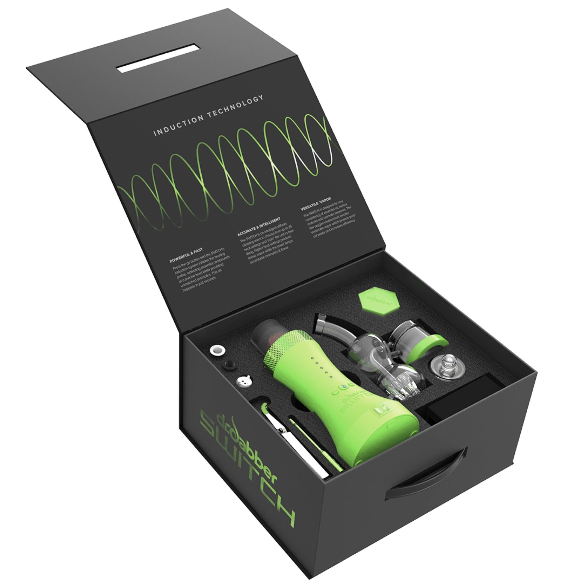 Dr. Dabber Switch Slime Green Edition E-Rig 🌿 by Dr. Dabber | Mission Dispensary