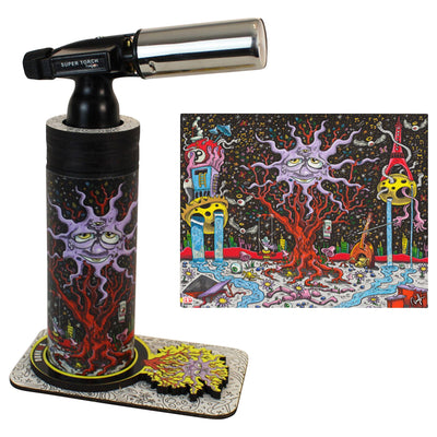 Dunkees “Happy Tree” Butane Dab Torch 🔥 by Dunkees | Mission Dispensary