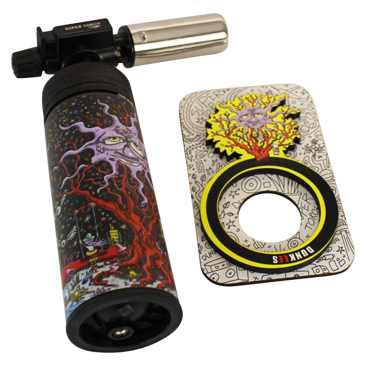 Dunkees “Happy Tree” Butane Dab Torch 🔥 by Dunkees | Mission Dispensary