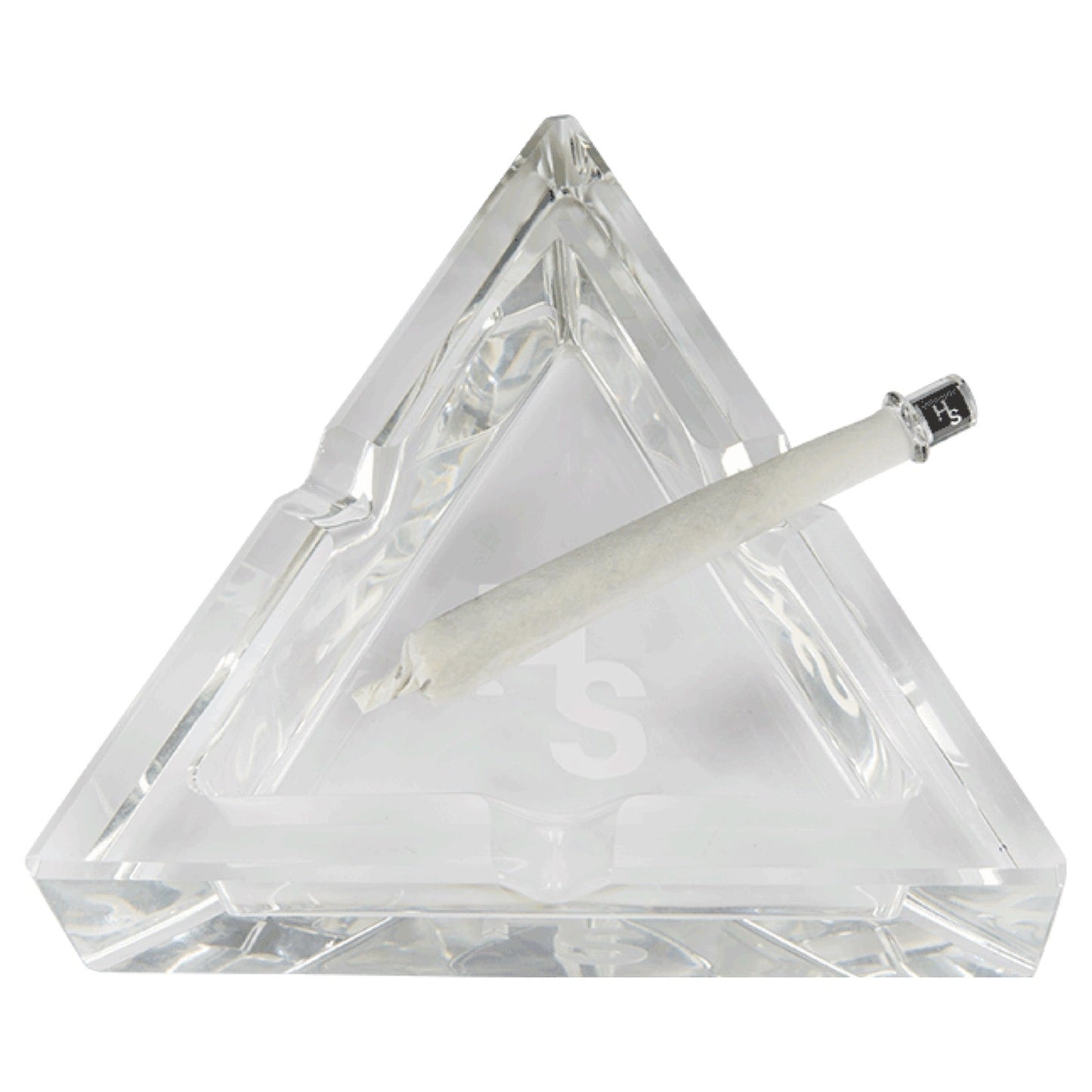 Higher Standards Crystal Glass Ashtray by Higher Standards | Mission Dispensary