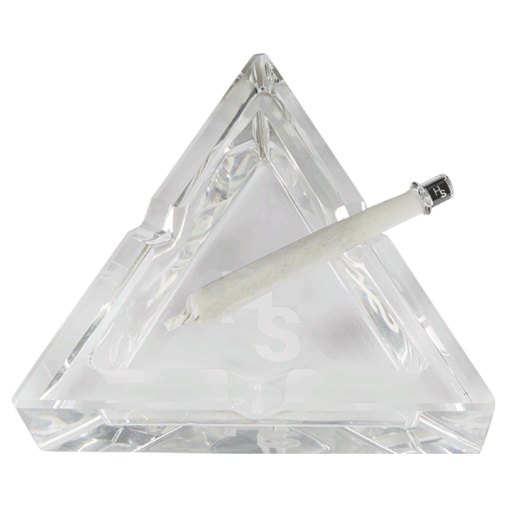 Higher Standards Crystal Glass Ashtray by Higher Standards | Mission Dispensary