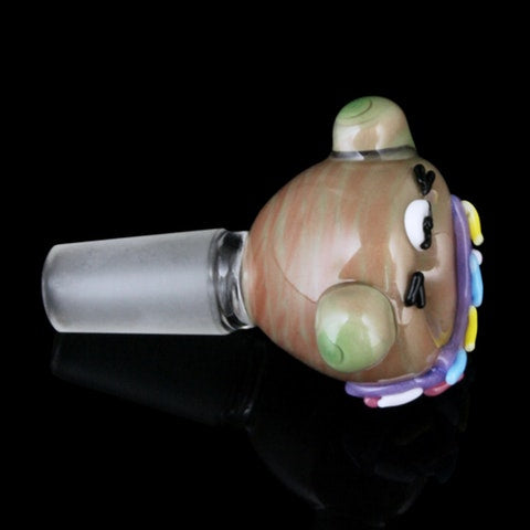 Empire Glassworks "Teddy Donut" Bowl Piece 🐻🍩 
