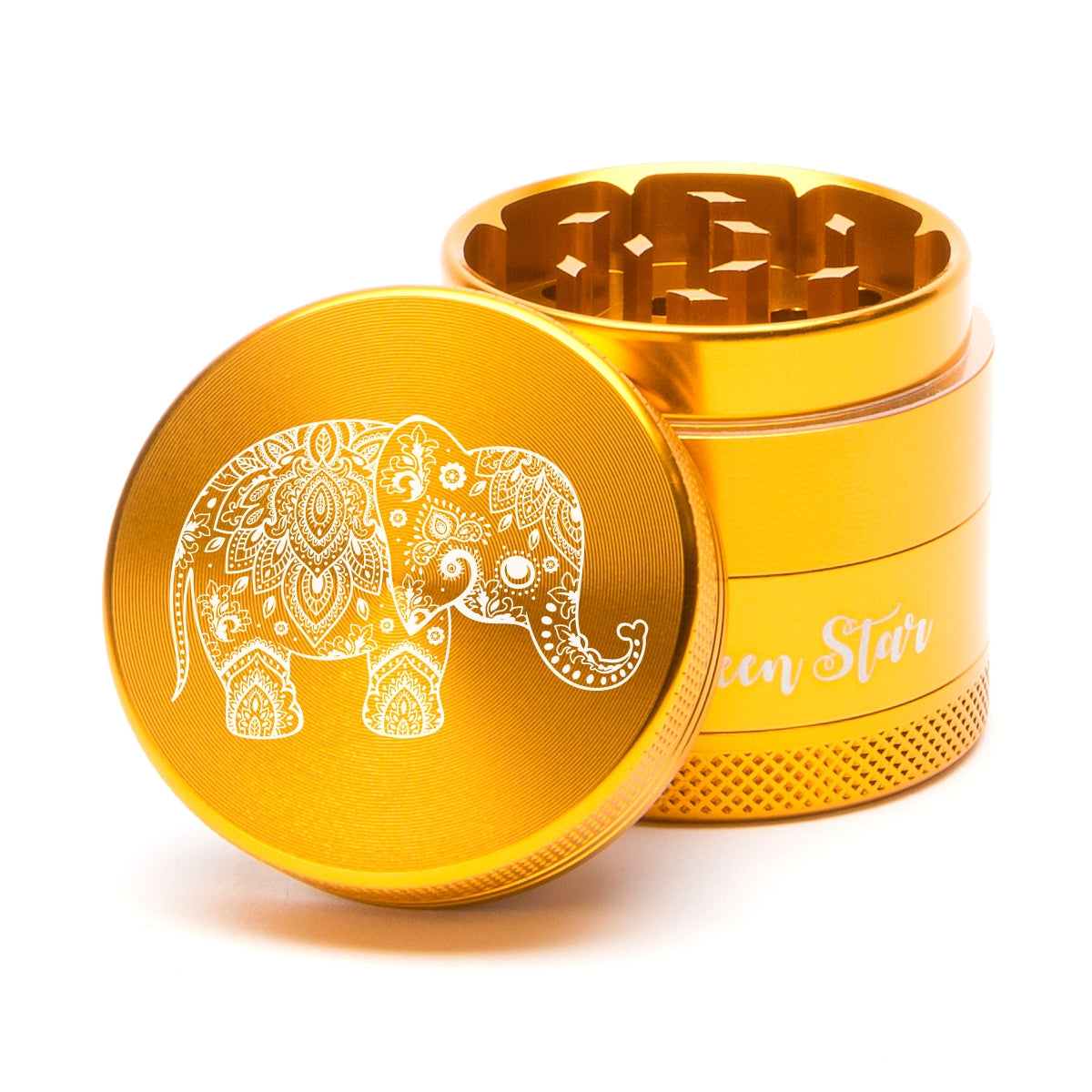 Green Star Creature Small 4-Piece Grinder by Green Star | Mission Dispensary