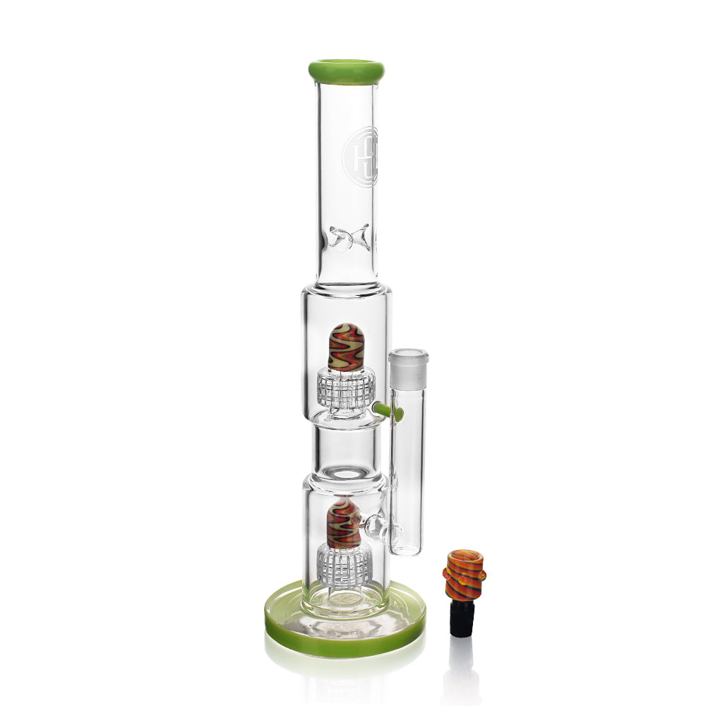 High Society Gemini Premium Wig Wag Waterpipe