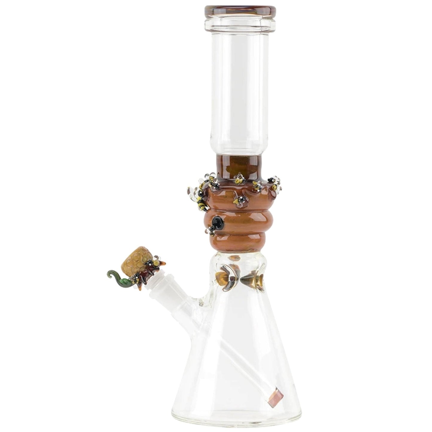 Empire Glassworks 14” Beehive Beaker Bong 🐝 by Empire Glassworks | Mission Dispensary
