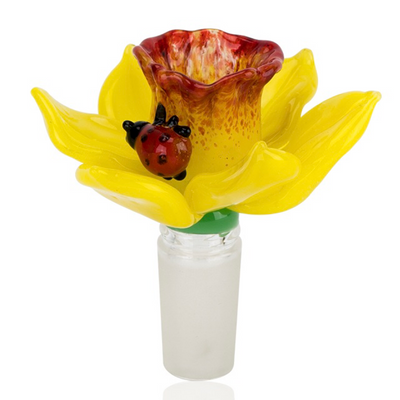 Empire Glassworks Daffodil Bowl Piece 🌼 by Empire Glassworks | Mission Dispensary