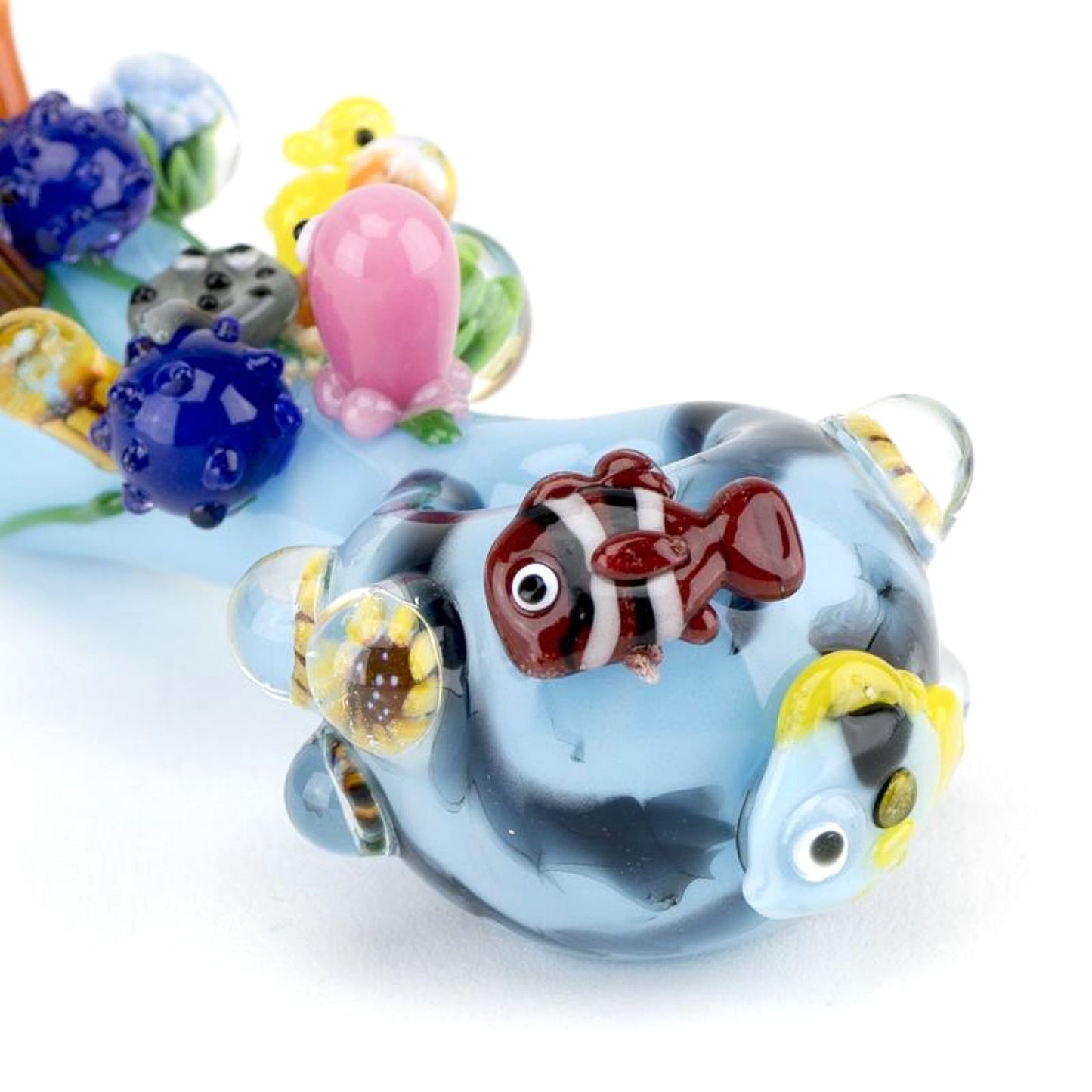 Empire Glassworks Great Barrier Reef Hand Pipe 🐠 by Empire Glassworks | Mission Dispensary