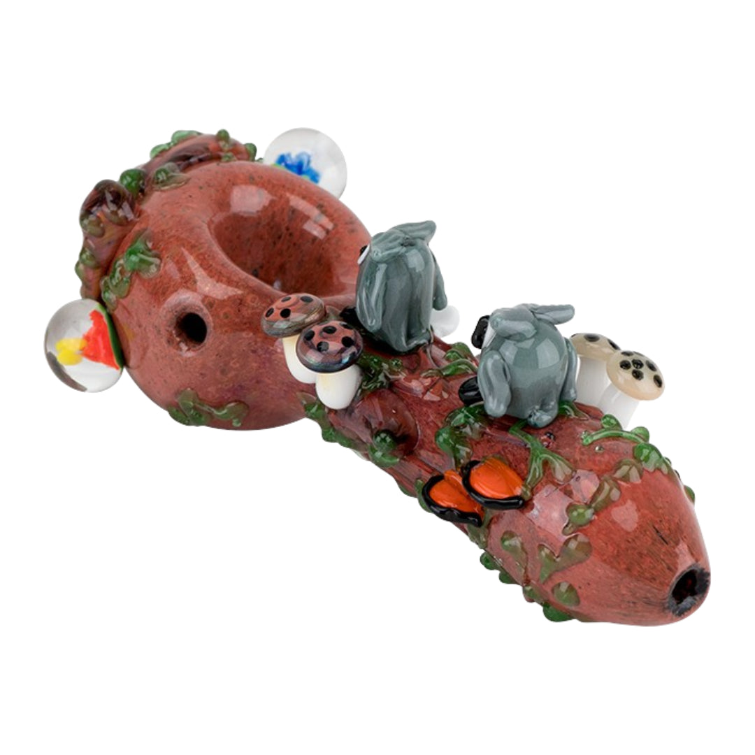 Empire Glassworks Hootie’s Forest Hand Pipe 🦉