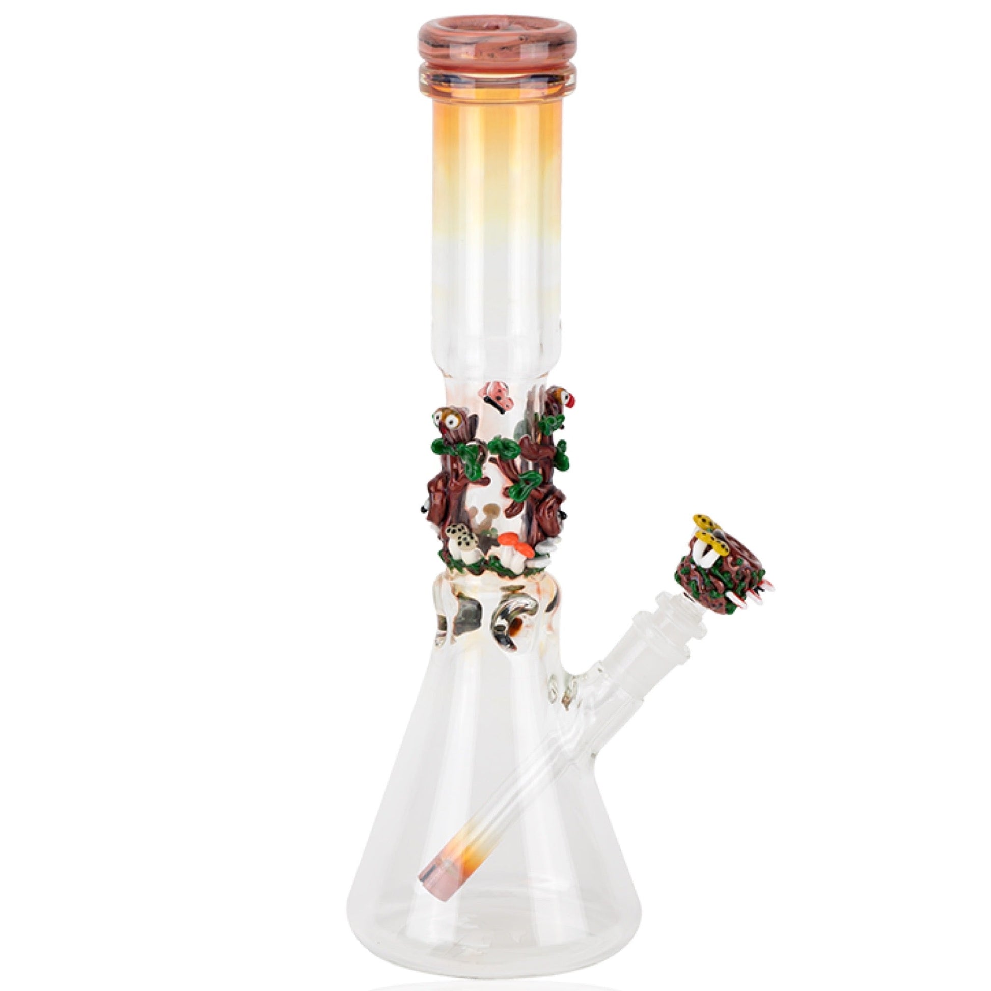 Empire Glassworks 14” Hootie’s Forest Beaker Bong 🦉 by Empire Glassworks | Mission Dispensary