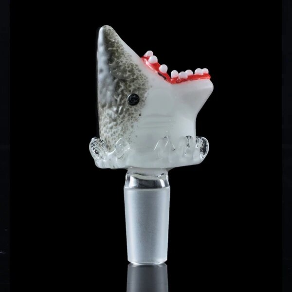 Empire Glassworks Jawsome Shark Bowl Piece 🦈 by Empire Glassworks | Mission Dispensary