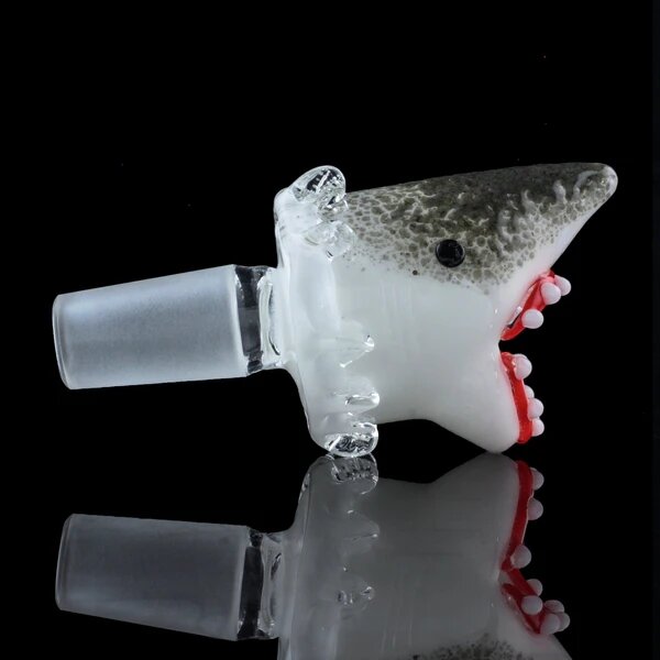 Empire Glassworks Jawsome Shark Bowl Piece 🦈 by Empire Glassworks | Mission Dispensary