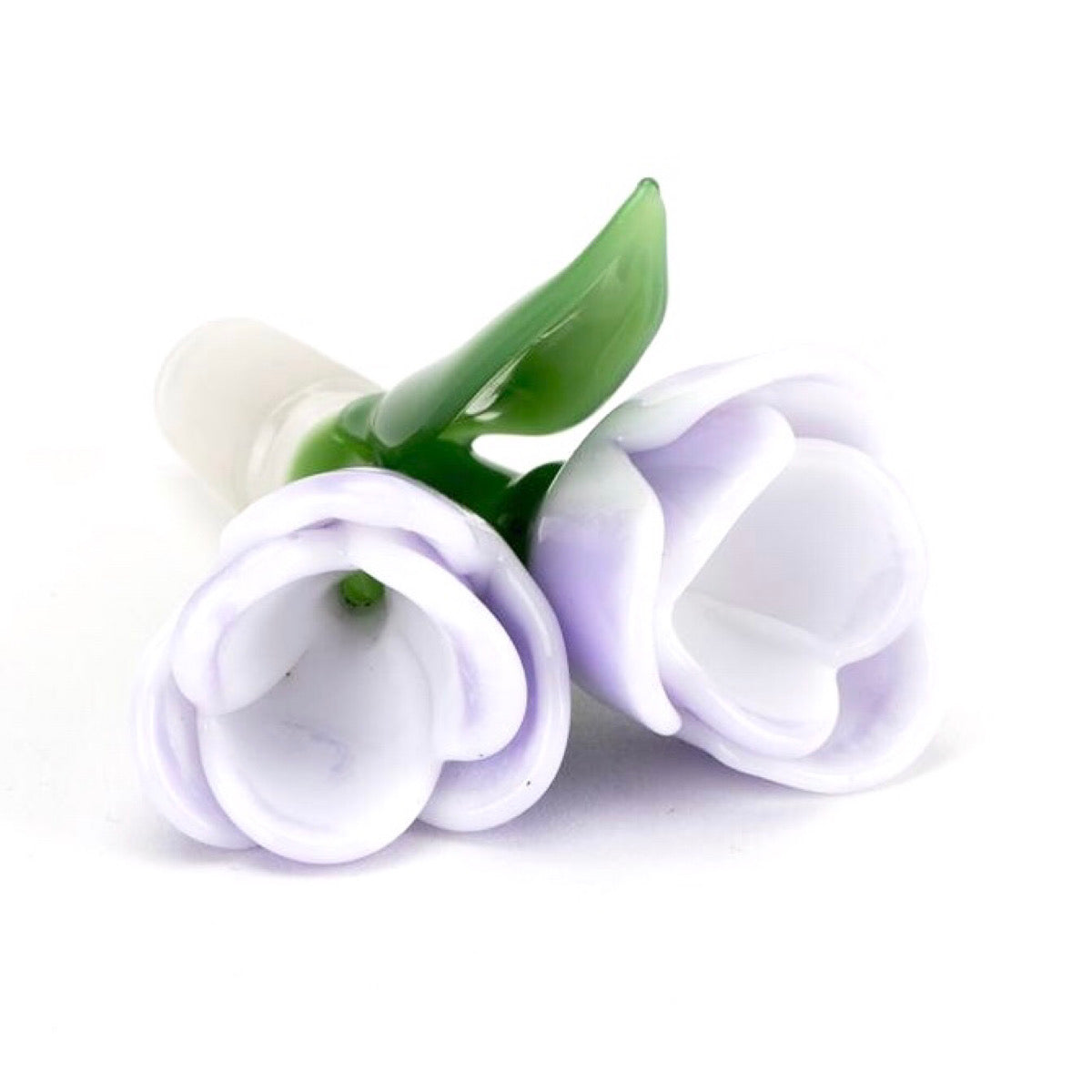 Empire Glassworks Lavender Tulip Double Bowl by Empire Glassworks | Mission Dispensary