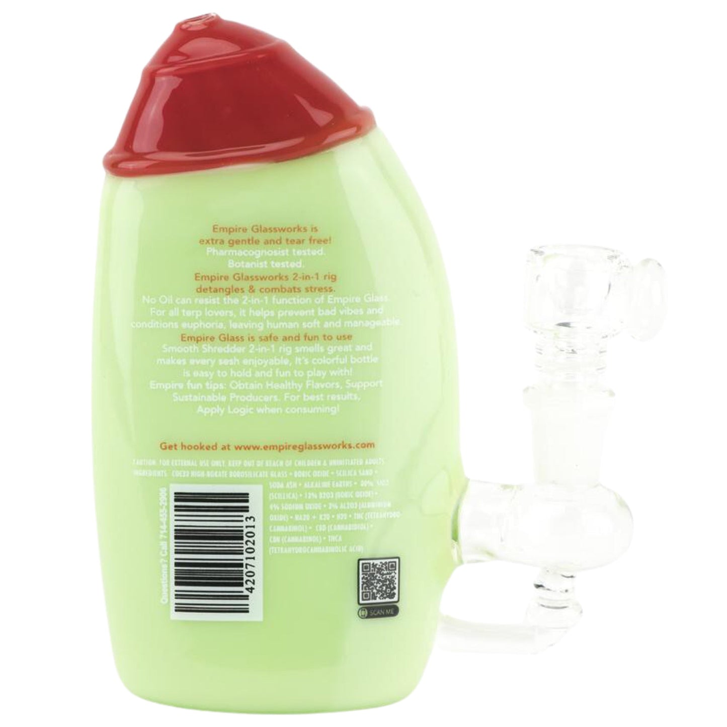 Empire Glassworks Shampoo Bottle Mini Bong by Empire Glassworks | Mission Dispensary
