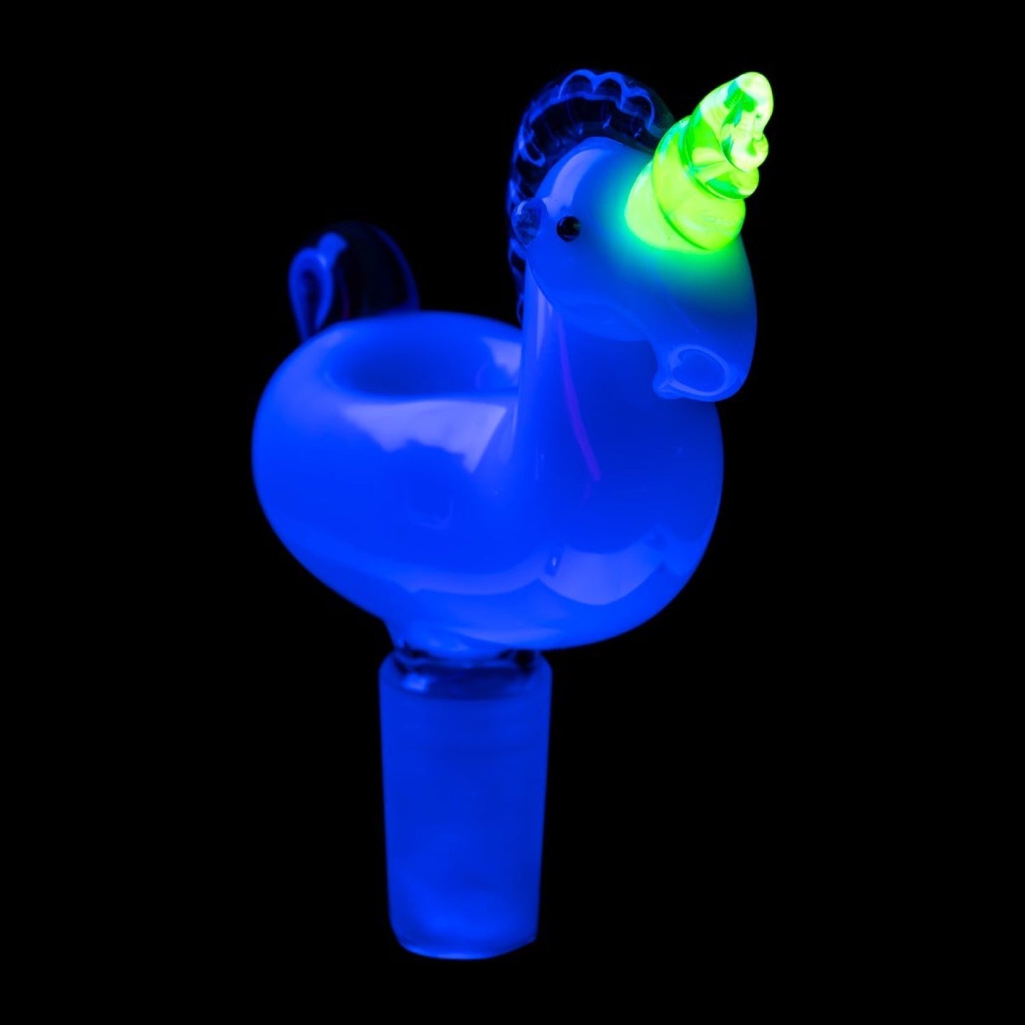 Empire Glassworks UV Rainbow Unicorn Bowl Piece 🌈 by Empire Glassworks | Mission Dispensary