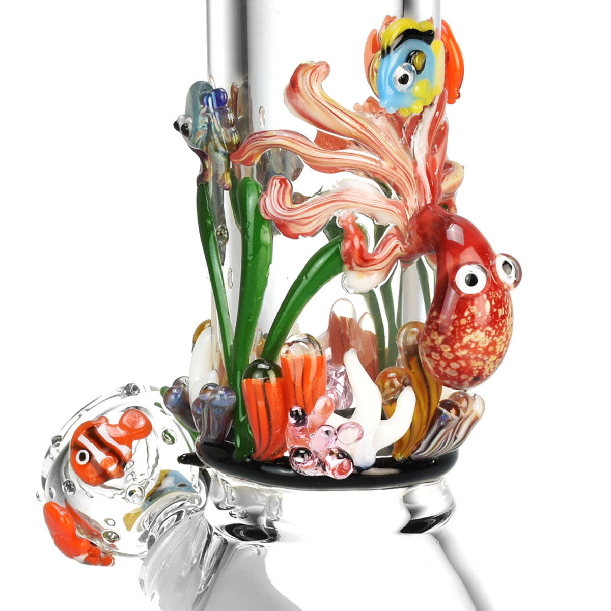 Empire Glassworks 8” Under the Sea Baby Beaker Bong 🐙 by Empire Glassworks | Mission Dispensary