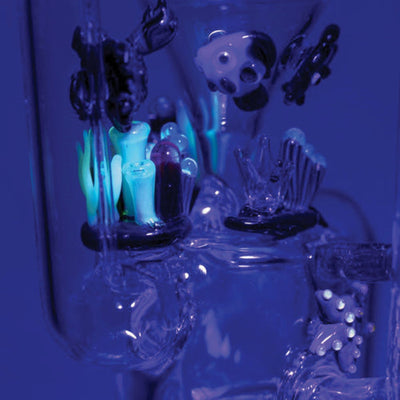 Empire Glassworks “Under the Sea” Recycler Rig 🐠 by Empire Glassworks | Mission Dispensary