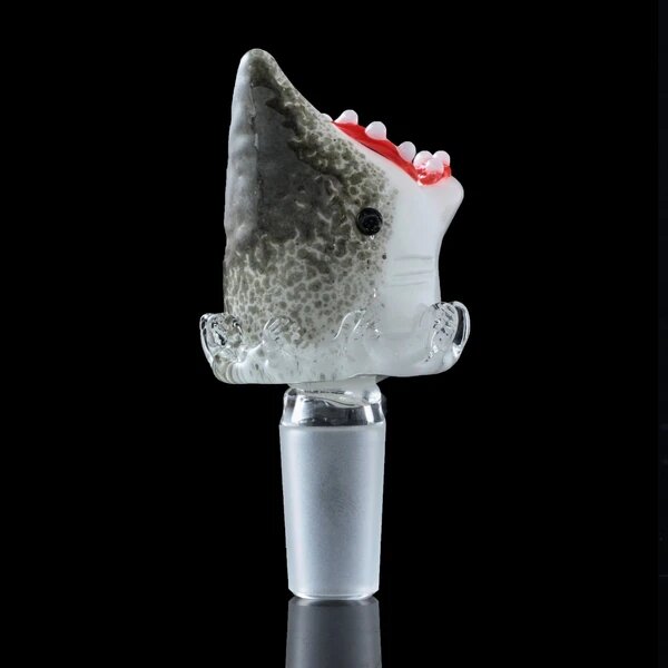 Empire Glassworks Jawsome Shark Bowl Piece 🦈 by Empire Glassworks | Mission Dispensary