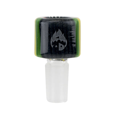 Empire Glassworks Steel Rasta Bowl Piece by Empire Glassworks | Mission Dispensary