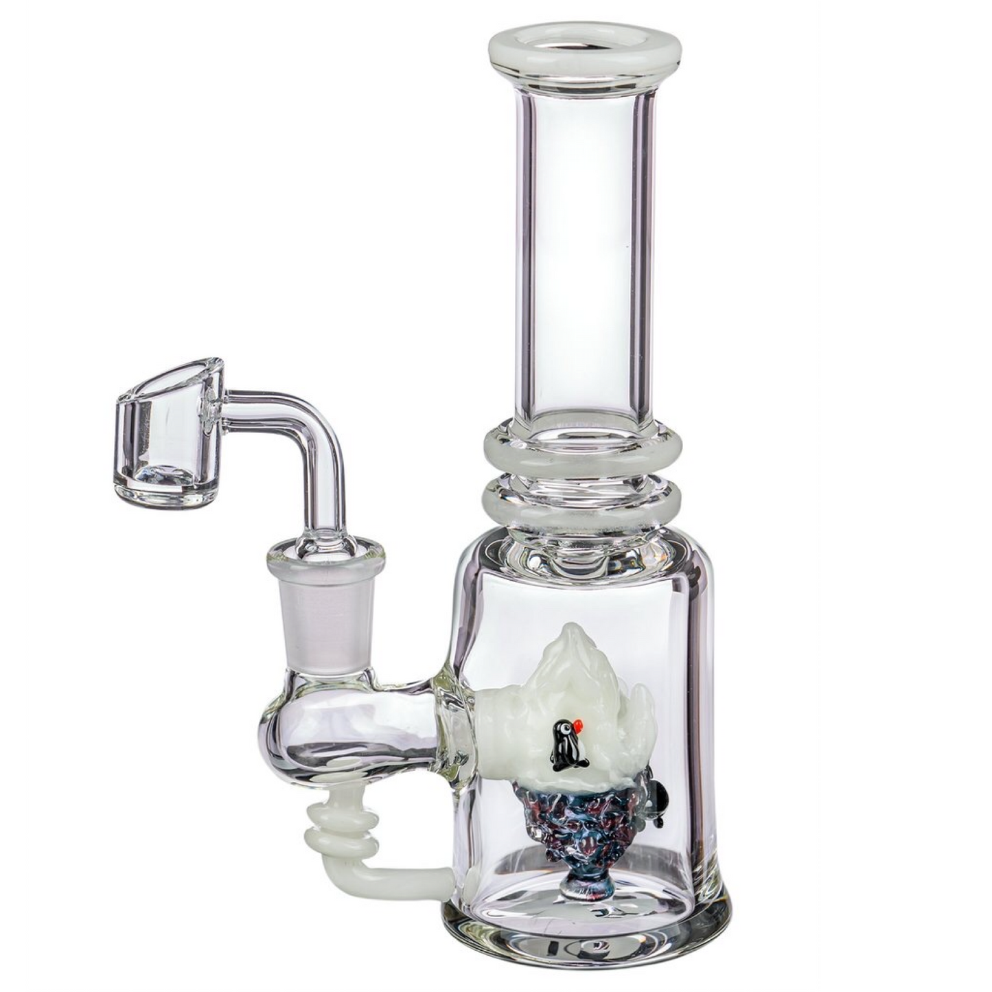 Empire Glassworks “Avenge the Arctic” UV Mini Beaker Bong ❄️ by Empire Glassworks | Mission Dispensary