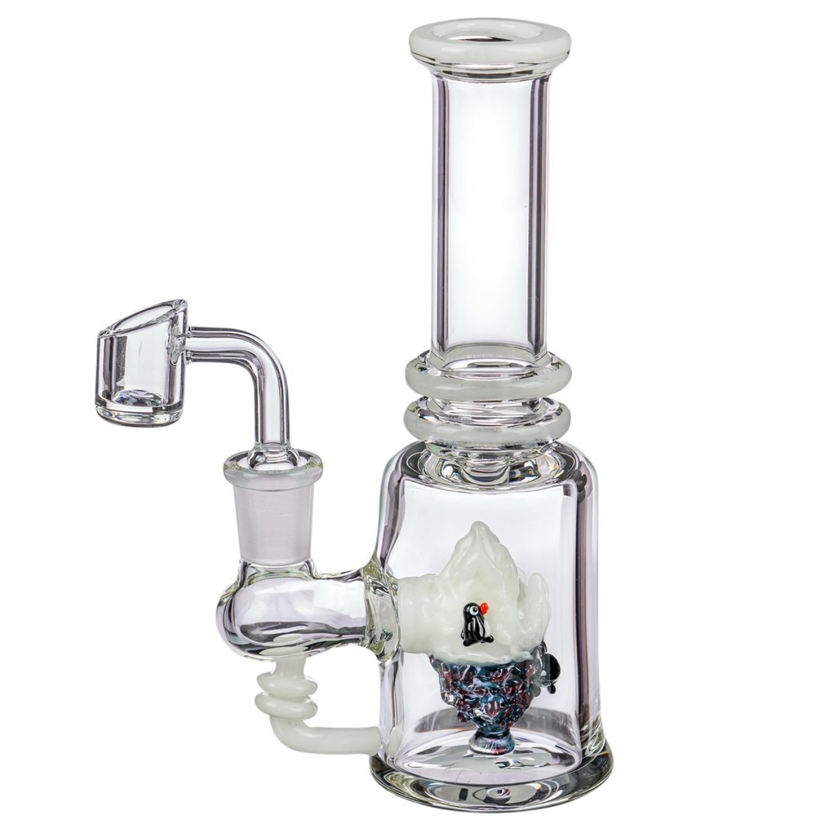 Empire Glassworks “Avenge the Arctic” UV Mini Beaker Bong ❄️ by Empire Glassworks | Mission Dispensary