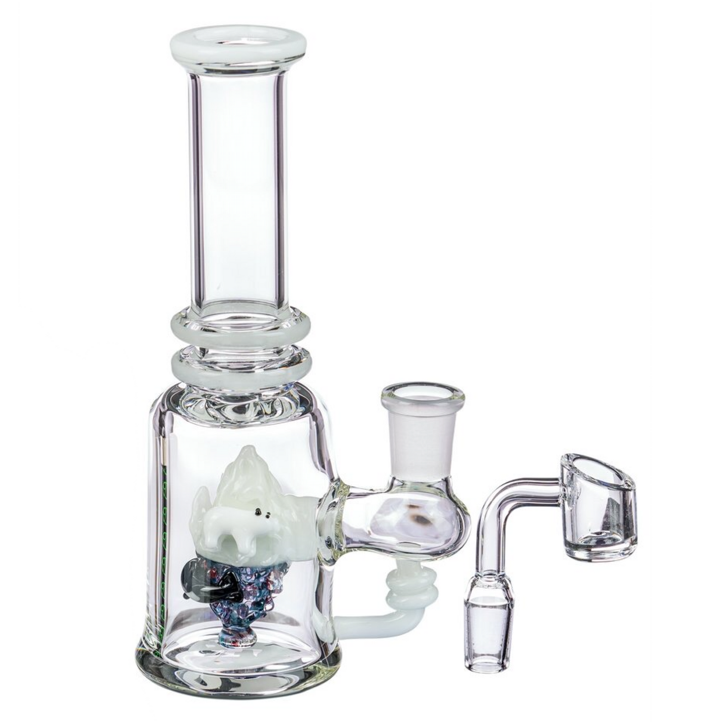 Empire Glassworks “Avenge the Arctic” UV Mini Beaker Bong ❄️ by Empire Glassworks | Mission Dispensary
