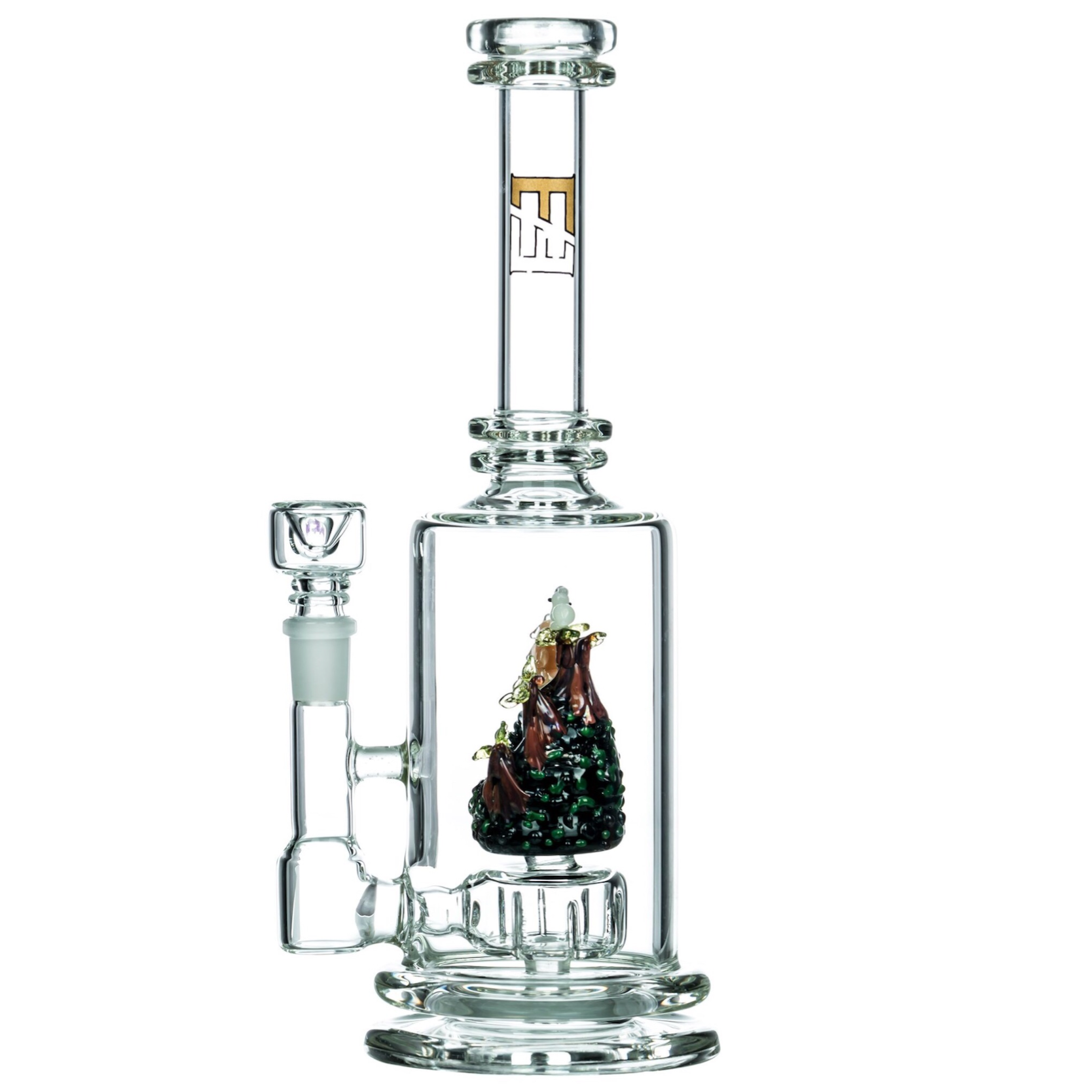 Empire Glassworks 12” Bioluminescent Bonsai Bong 🌳 by Empire Glassworks | Mission Dispensary