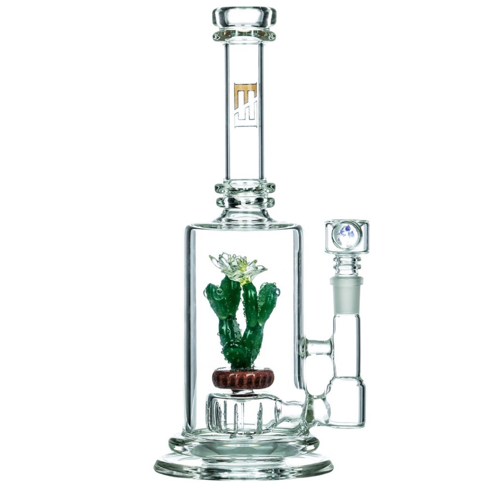 Empire Glassworks "Bioluminescent Cactus" Bong 🌵☀️ 